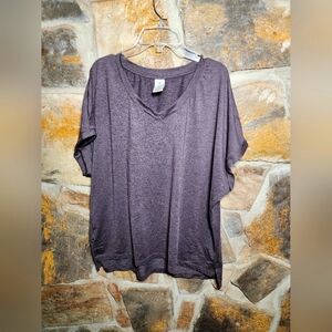 Soft tee purple top